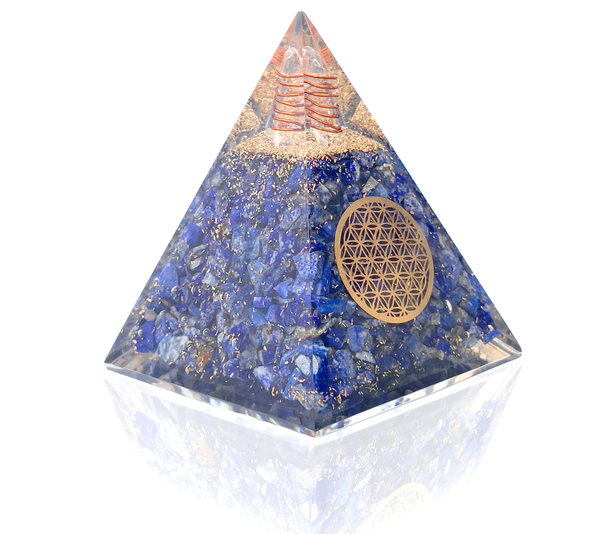Orgone Pyramid of Success, Lapis Lazuli Orgonite