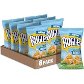 Bugles Crispy Corn Snacks, Hidden Valley Ranch Flavor, 7.5 oz, 8 Pack | Zesty Ranch-Seasoned Cone-Shaped Corn Snacks, Great for Lunch Boxes, Office Snacking &amp; Party Mixes