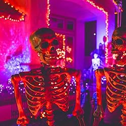 Halloween Purple Fairy String Lights: 12 Pack 7 Ft