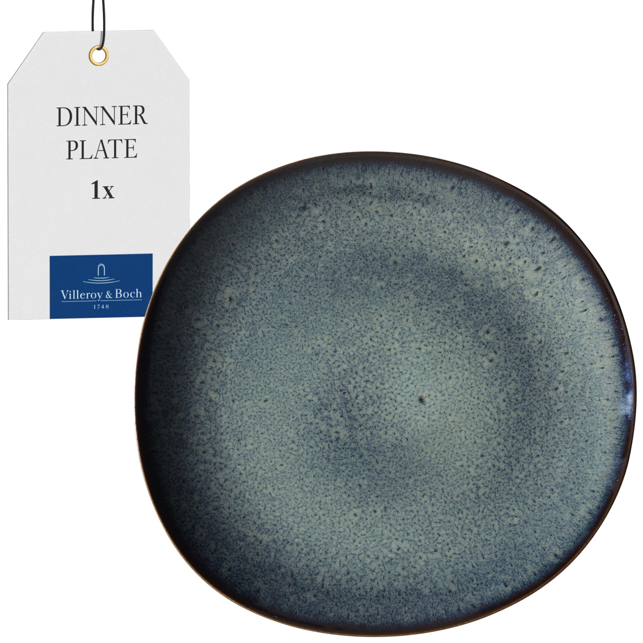 Like. By Villeroy & Boch - Lave Gris, Dinner Plate, 28 cm, Enjoy In Style With Lave, Stoneware, Dishwasher, Microwave Safe, Grey