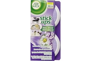 Airwick Stick Ups Air Freshener, Lavender and Chamomile, 2 Count, Small Space Odor Eliminator