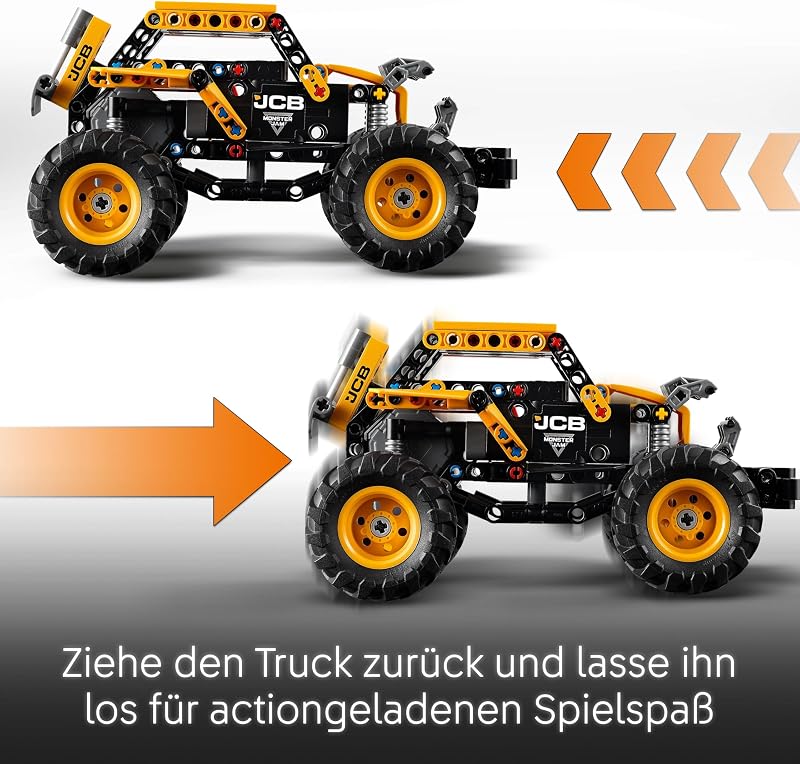 Technic Monster Jam DIGatron, Monstertruck Spielset für Kinder, Bauspielzeug für Kinder, Jungen und Mädchen ab 7 Jahren, Geschenkideen für Fans von Monstertrucks und Motorsport 42199