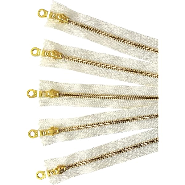 Amazon.com: Brass Pant Zipper - YKK #4.5 Pants with Locking