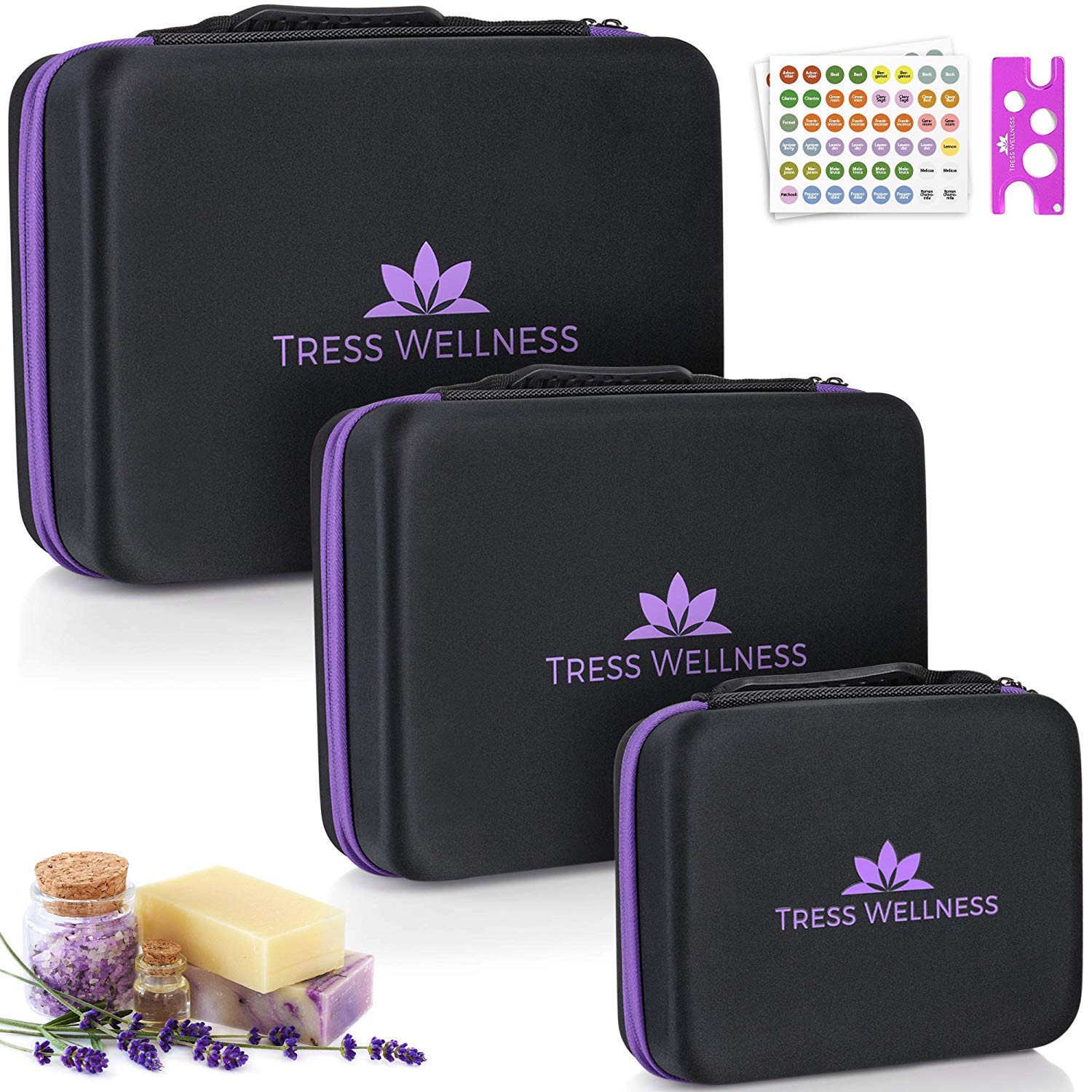 Essential Oil Spa Storage System for 30 Bottles holds 10 15 ml - Holds Young Living & Doterra Containers: Beauty