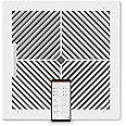 Flair Smart Register Supply Vent 12x12 (White), AC Vent Cover for Walls and Ceilings.
