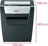 Rexel Momentum X410 Cross Cut Shredder 11-10 Sheets 23 L Bin Black view 7