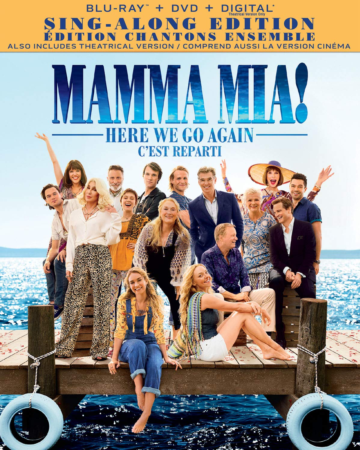 Mamma Mia Here We Go Again Blu Ray DVD Digital Bilingual