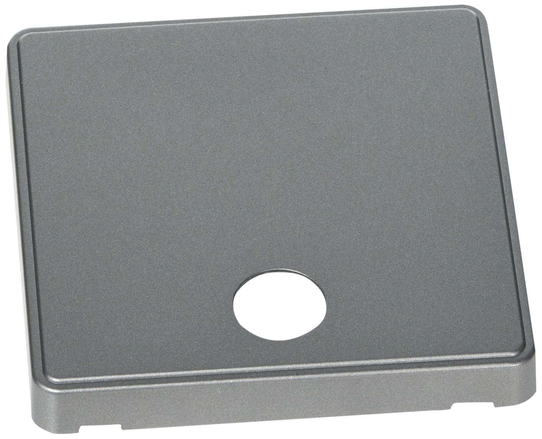 MK Dimensions 1 Gang 25A Connection Unit Flex Outlet Dark Silver Synthetic Finish Frontplate