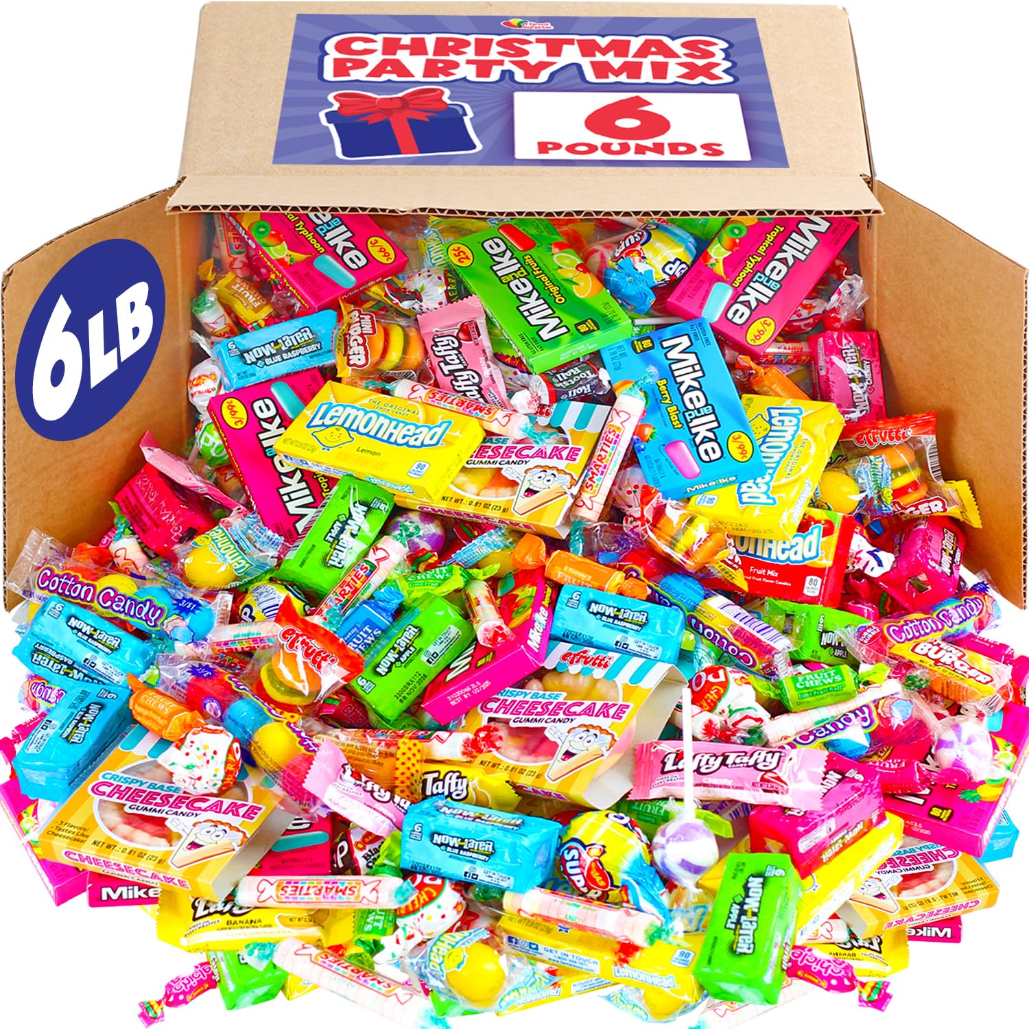 Holiday Candy Bulk - 6 Pounds - Christmas Stocking Stuffer Candy