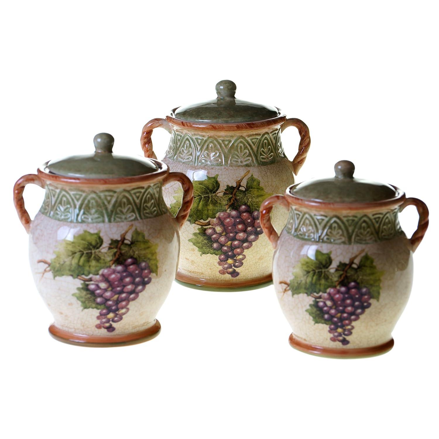 Best Cannisters For Kitchen Counter Grapes