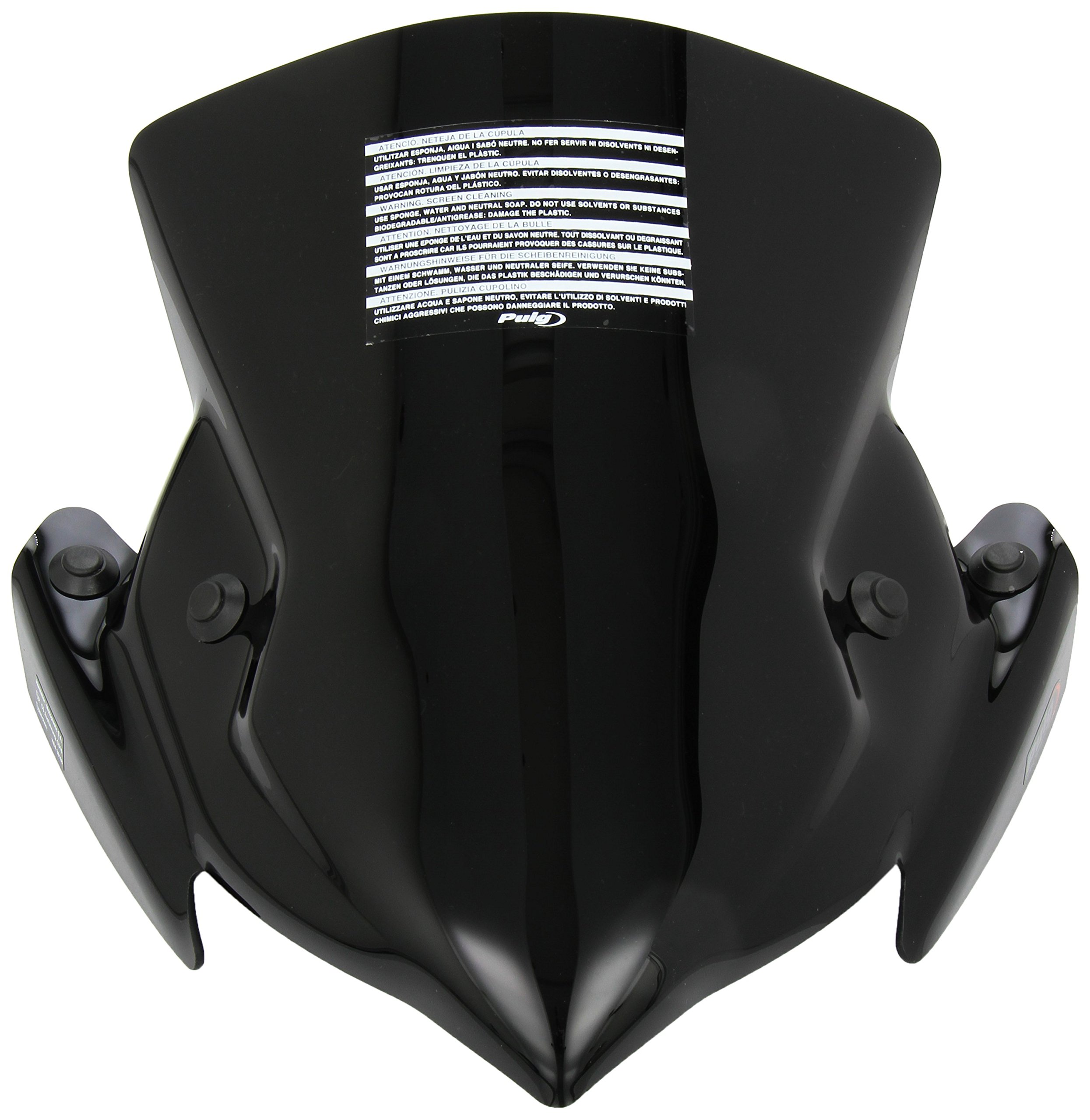 Puig 5646N Windshield for Suzuki GSR750/ABS 2011-2014, Black, Medium