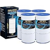 POOLPURE Replacement for Pool Filter Hayward CX480XRE, Pleatco PA56SV-PAK4, Ultral-A4, Unicel C-7458, Filbur FC-1223, FC-6420, Hayward SwimClear C2020, C2025, 4X56 sq. ft. Filter, L: 14 3/16 inch