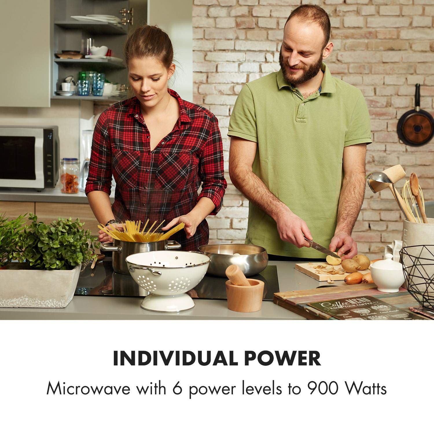 Klarstein Brilliance Roomy o Pro 2 en 1 - Parrilla para microondas ...