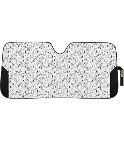 Amazon.com: Snoopy Expression Windshield Sunshade Bundle with 3D
