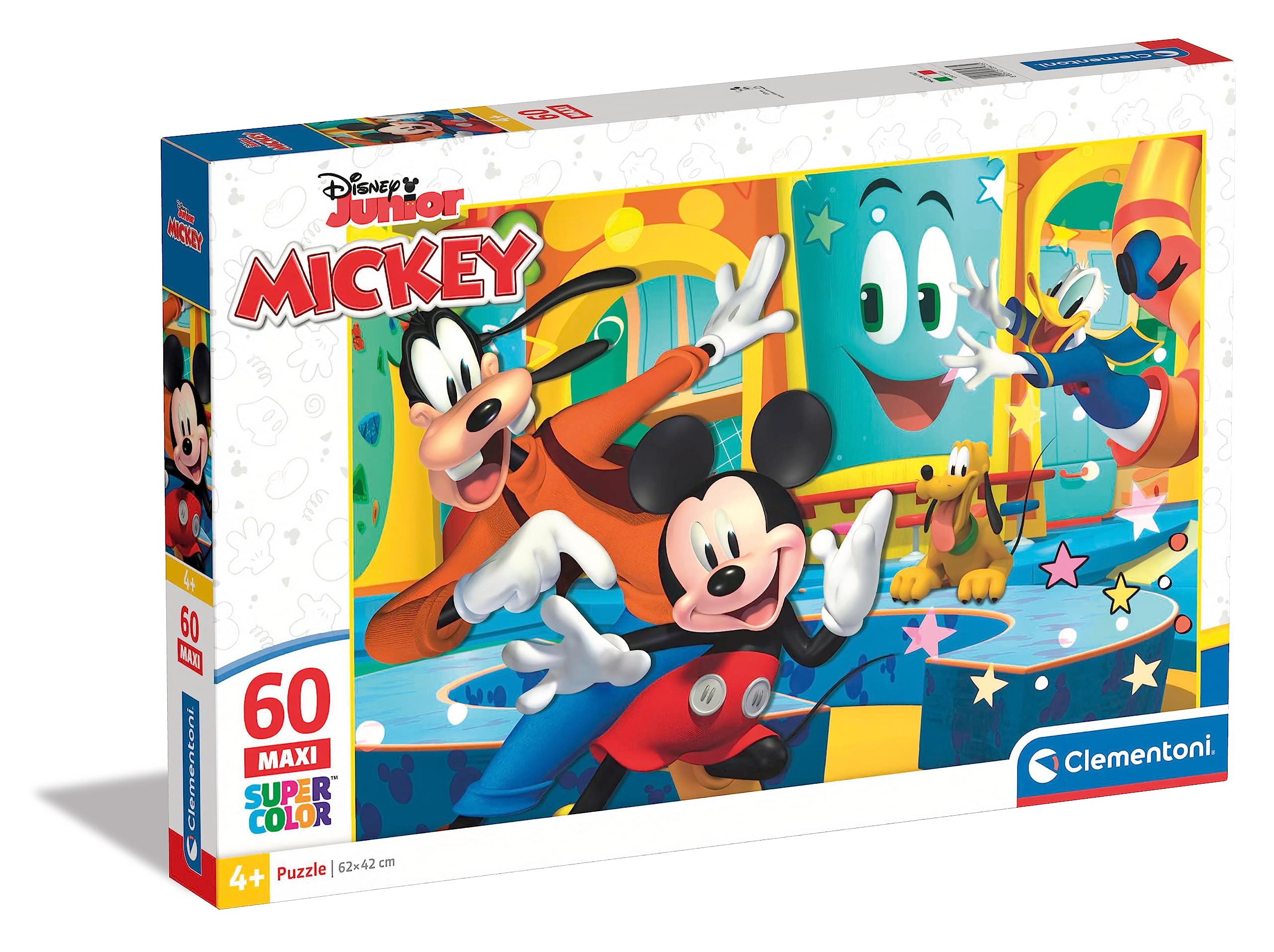 Clementoni - 26473 - Supercolor Puzzle Disney Mickey - 60 Maxi Pieces - Jigsaw Puzzle For Kids Age 4 — image 1