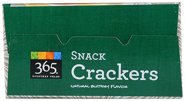 365 BY WHOLE FOODS MARKET, NATURAL BUTTERY FLAVOR SNACK CRACKERS, 16 OUNCE