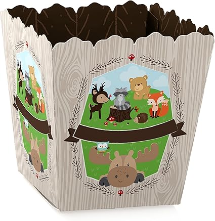 woodland creatures baby shower favors