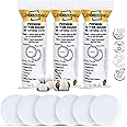 ImpressionZ Organic Cotton Rounds for Face 300Pcs | Pure & Natural Cotton Pads for Face | Hypoallergenic & Lint-Free Makeup Remover Pads | Toner & Cream Dual Texture Soft Face Pads for Sensitive Skin