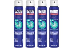 Ozium 3.5 Oz. Air Sanitizer & Odor Eliminator 4 Pack for Homes, Cars, Offices and More, Outdoor Essence, 4 Pack, MULTI