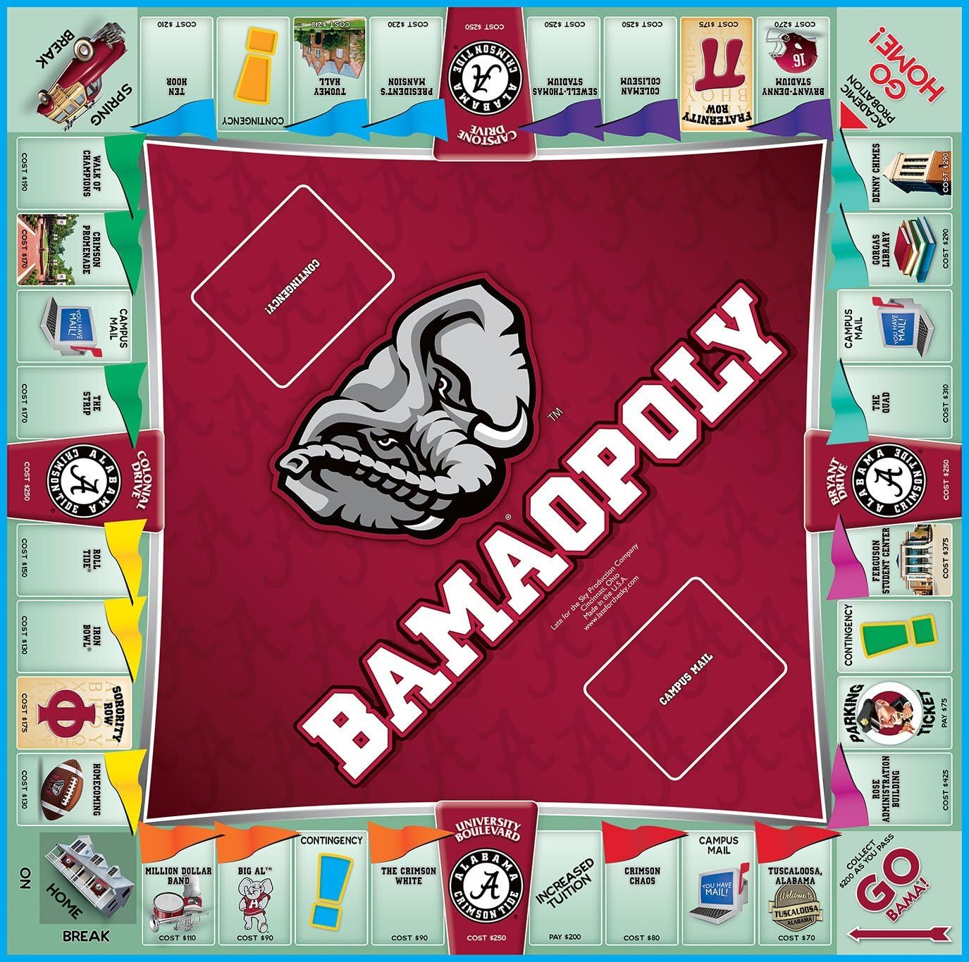 University of Alabama Bamaopoly: Toys & Games