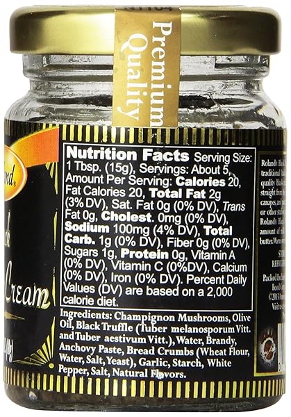 ROLAND TRUFFLE CREAM, BLACK, 2.8 OUNCE