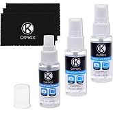 Lens and Screen Cleaning Kit - 3X Cleaning Spray, 3X Microfiber Cloth - Perfect to Clean The Lens of Your DSLR Camera (3 Bottles)