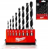 Milwaukee 8 Piece Wood Drill Bit Set view 1