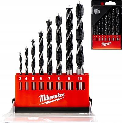 Milwaukee 8 Piece Wood Drill Bit Set