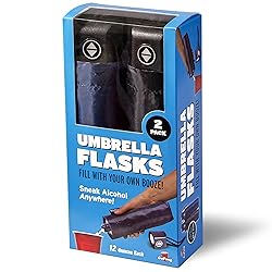 GoPong Rain or Shine Umbrella Flask 2 Pack - Hidden