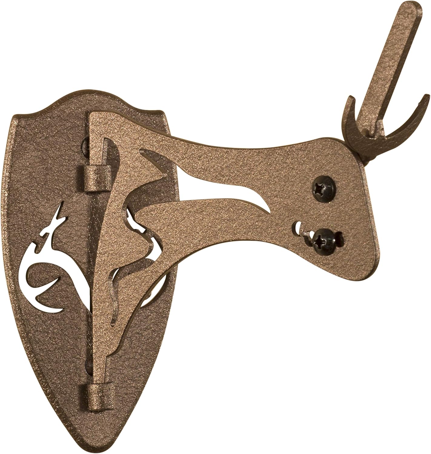 European Trophy Mount Kit For Deer Antlers & Skulls Display - Graphite Black