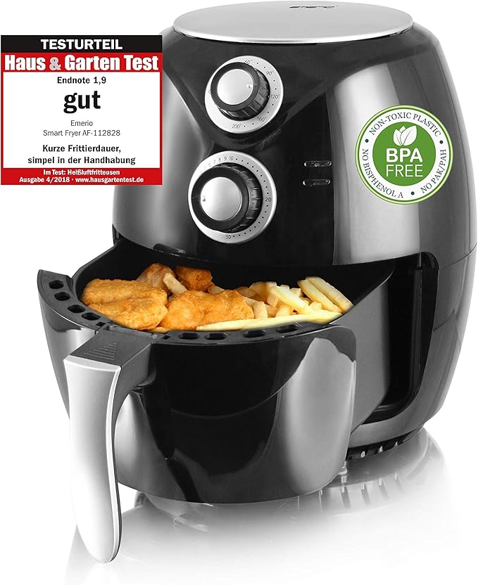 Emerio Hot Air Fryer Smart Fryer Deep Fryer without Oil Amazon.de