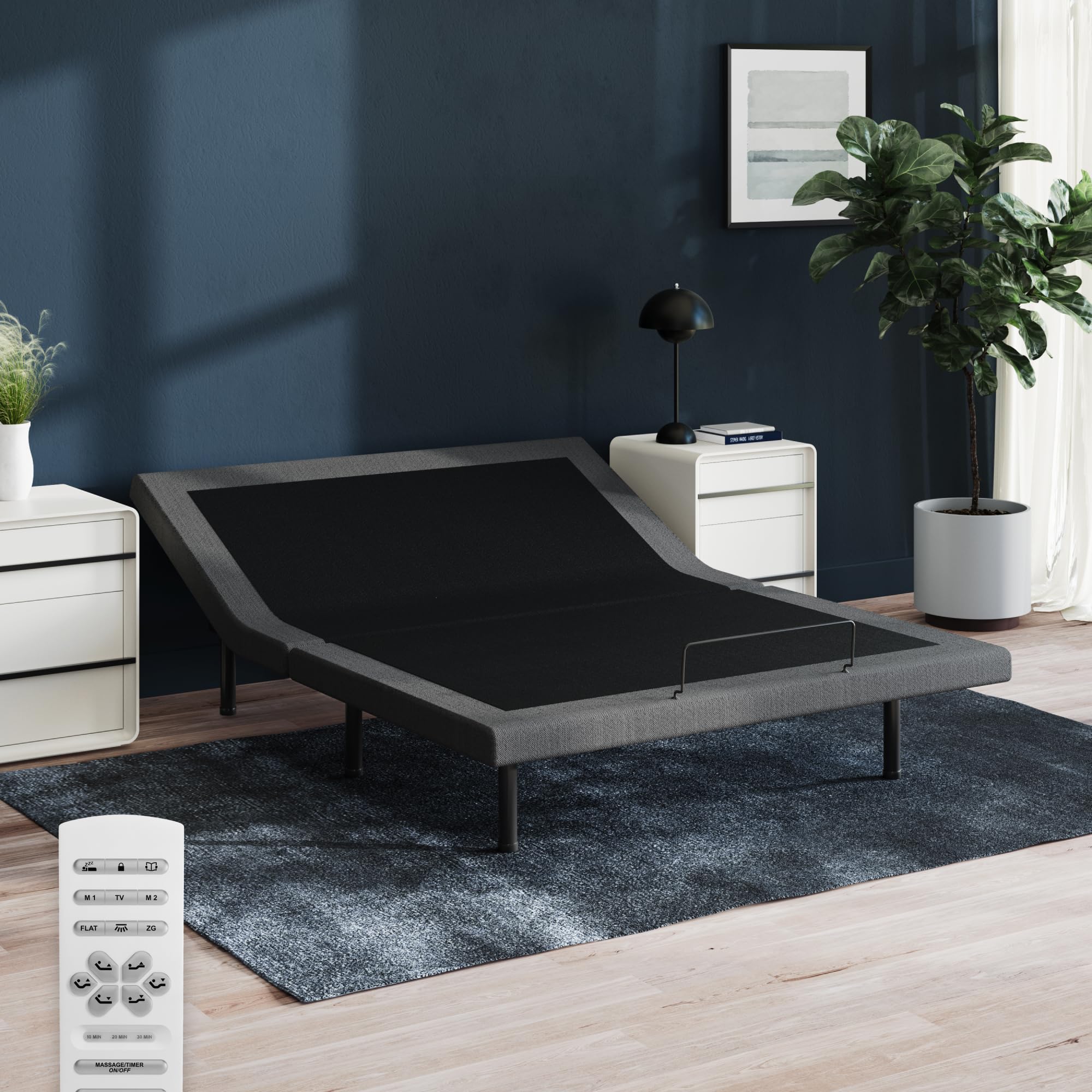 Photo 1 of Nectar Premier Adjustable Base - Full - Head & Foot Incline - Wireless Remote with Memory- 3 Massage Settings - 4 USB Ports - Anti-Snore & Zero Gravity