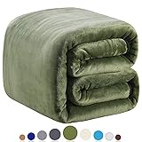 Richave Polar Fleece Blankets Travel Size for The