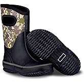 Lone Cone Insulating All Weather Kids Mud Boots for Boys & Girls - Waterproof Toddler Snow Boots - Warm Neoprene Boots for Kids - Warm Kids Muck Boots