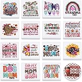 WEWAYSMILE 16Pcs Mother Theme Silicone Focal Beads for Pens Bulk Silicone Beads for Keychain Making DIY Bracelet Lanyards Jewelry Crafts