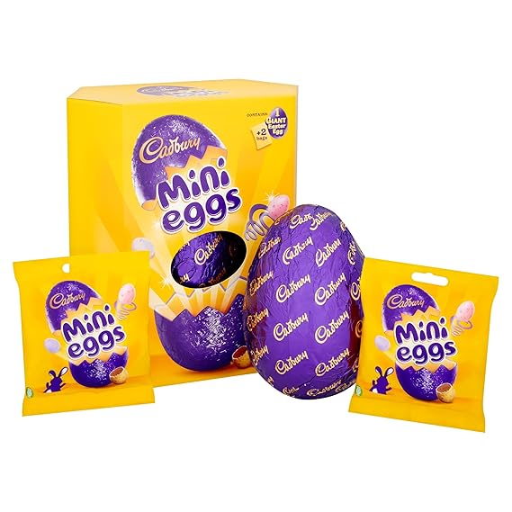 Cadbury Mini Eggs Giant Chocolate Easter Egg, 455g Amazon.co.uk Grocery