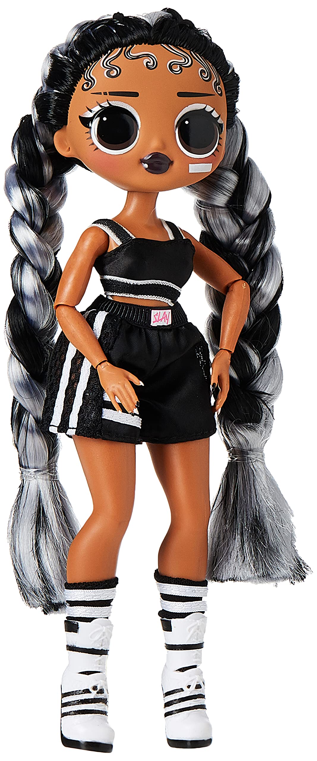 L.O.L. Surprise! OMG Dance Dance Dance B-Gurl Fashion Doll with15 Surprises, Designer Clothes, Magic Blacklight, Fashion Accessories, Shoes, Hairbrush, Fashion Doll Stand and TV Package, For Girls Age 4+