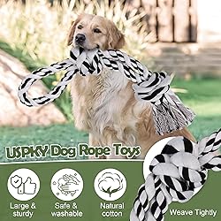 UPSKY Large Dog Rope Toys for Aggressive Chewers,2