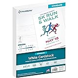 Printworks White Cardstock, 67 lb, 92 Bright, FSC Certified, Perfect for School and Craft Projects, 8.5 x 11 Inch, 100 Sheets