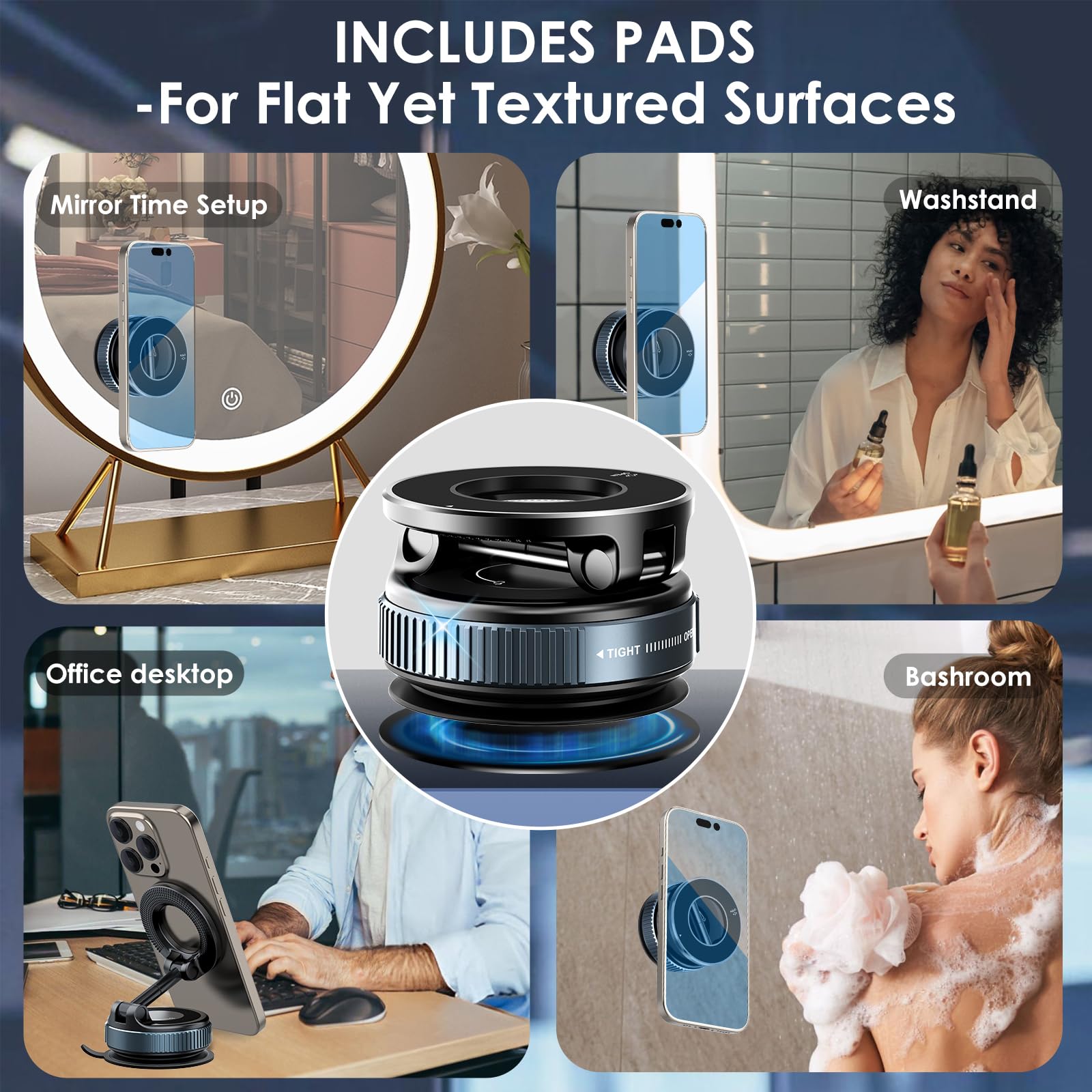 FBW Magnetic Phone Holder for Car, 2026 Model N52 Magnets Pro, 108 LBS Ultra Strong Suction, Ideal Gift for Drivers, Perfect Present for Car Lovers, Magnetic Compatible