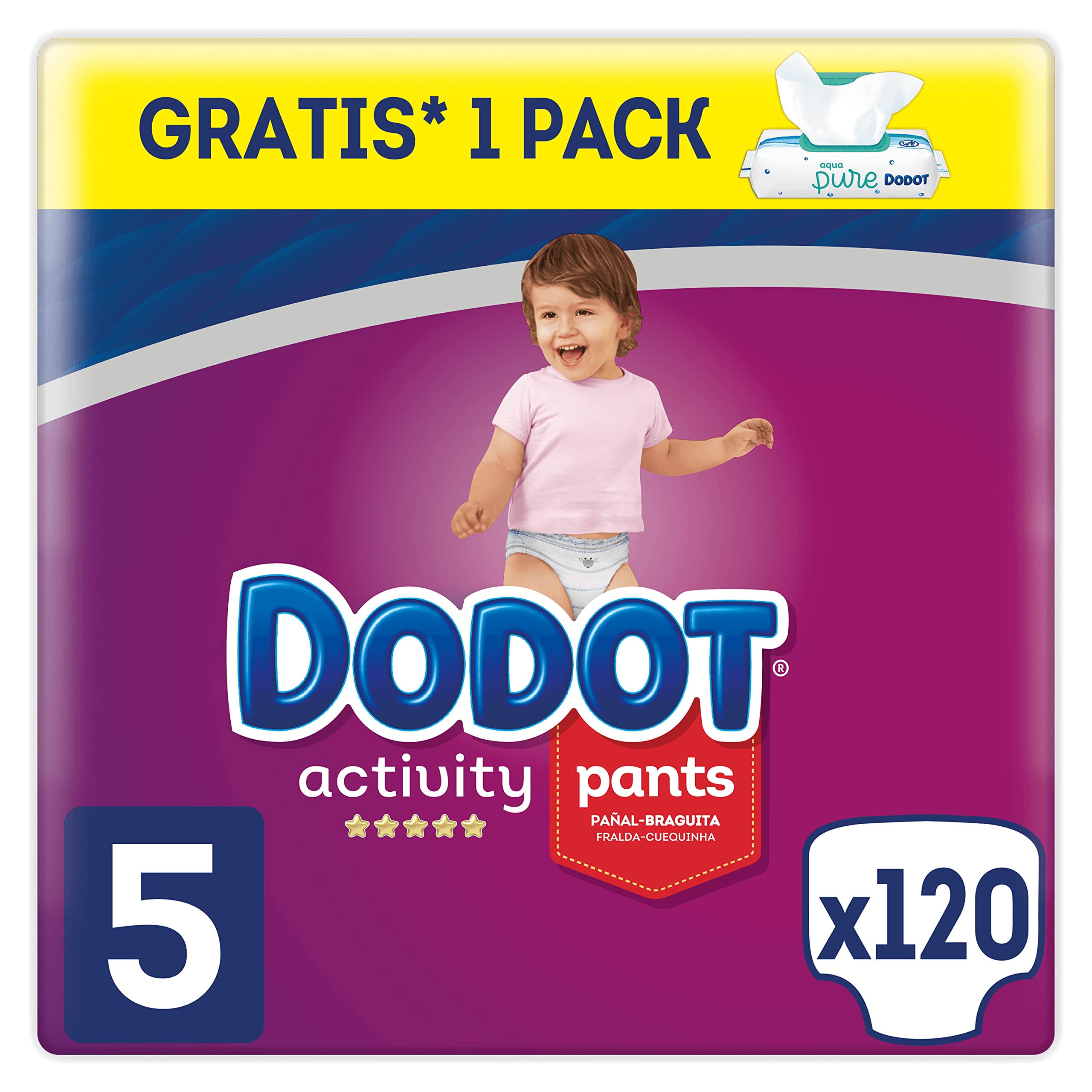 Dodot Activity Nappy Pants Talla 5 (120 Unidad)