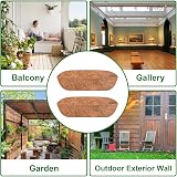 Qianderer 2Pcs Coco Liner 24 Inch Wall-Mounted Trough Replacement Liners view 4