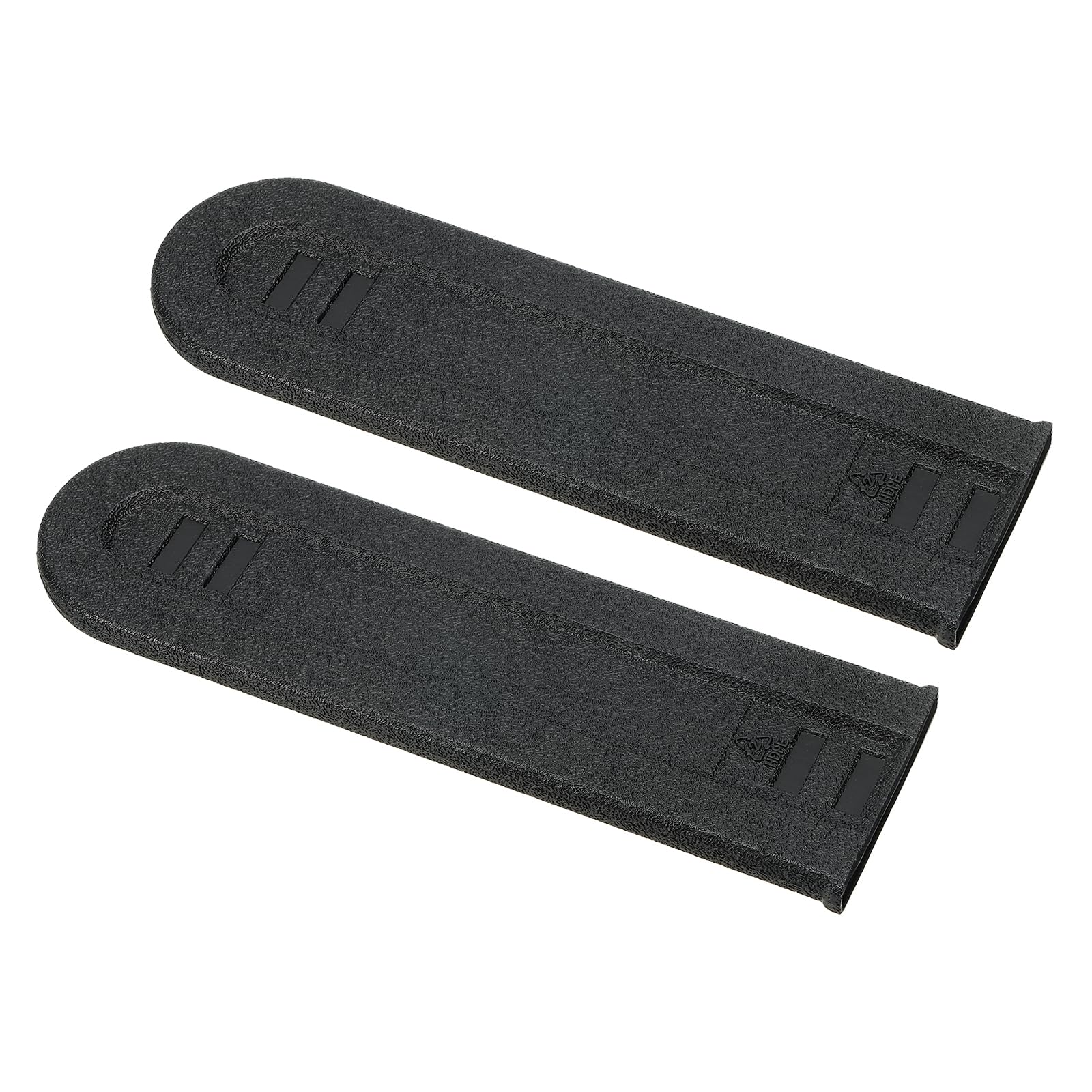 PATIKIL 11" Chainsaw Chain Cover, 2 Pcs Plastic Durable Chain Saw Bar Protective Cover Scabbard Guard for Chainsaw Accessories Replacement Parts, Black