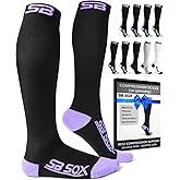 SB SOX Compression Socks for Women & Men (20-30 mmHg) - Best Support Stockings for Nurses, Travel, Medical, Pregnancy, and Daily Wear