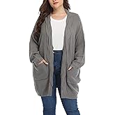 Shiaili Classic Plus Size Sweaters for Women Oversized Long Cardigans