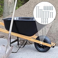 Wheelbarrow Handles Nut and Bolt Set, Carbon Steel