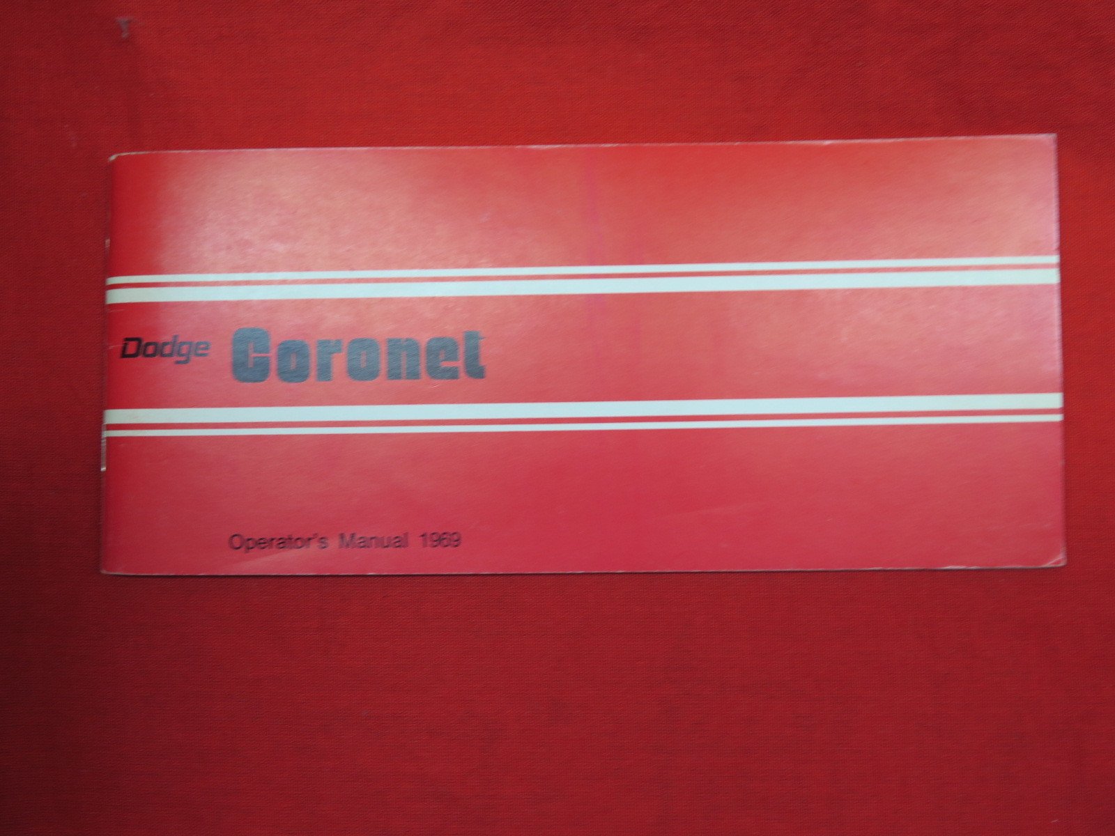 1969 Dodge Coronet/Super Bee/RT Reprint Owner's Manual 69: Dodge:  Amazon.com: Books