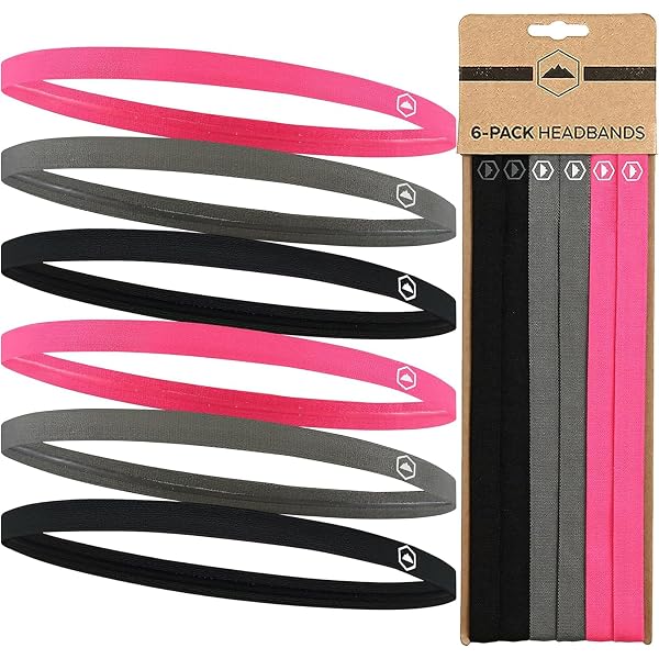 Amazon.com: Under Armour Womens Mini Headbands 6-Pack, (044  display picture 3