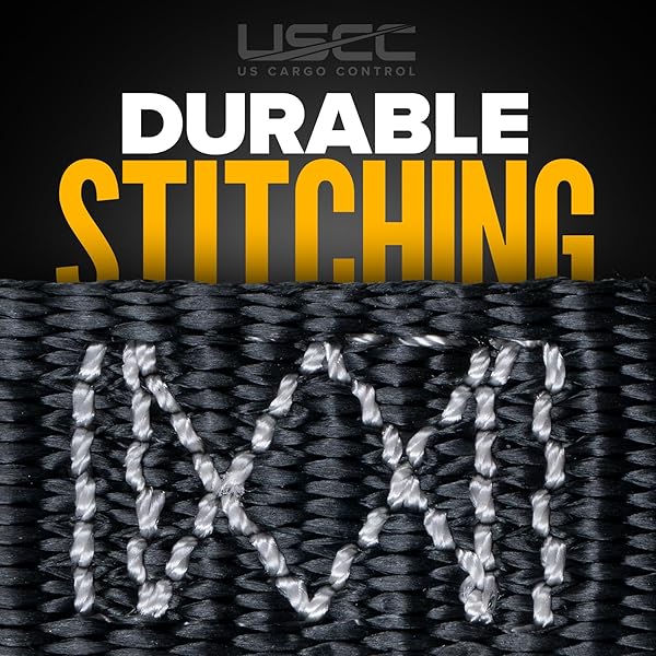 US CARGO CONTROL STAINLESS STEEL RATCHET STRAPS WITH CARABINER HOOKS 1″ X 10′ (4-PACK), 500 LBS BREAK STRENGTH, MARINE TIE DOWN STRAPS FOR BOATS, ATVS, TREES, CAMPING, SNOW & SALTWATER APPLICATIONS