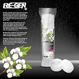 RE-GEN Cotton Wool Pads 500pc 5x100 Round Super Soft Makeup Cleansing Discs view 5